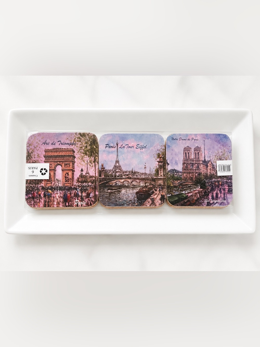 Paris Landmark Coaster Set - Scenic Design